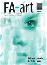 okładka kwartalnika FA-art nr 3-4 (85-86) 2011